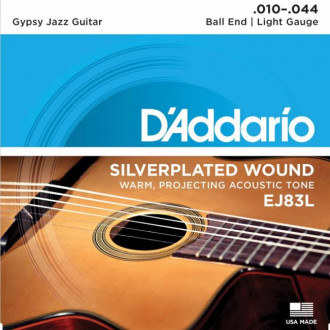 D.ADDARIO GUITAR STRING EJ83L GYPSY JAZZ LIGHT